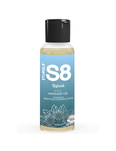STIMUL8 - S8 GAIVINAMASIS MEDVILNĖS MASAŽINIS ALIEJUS 125 ML