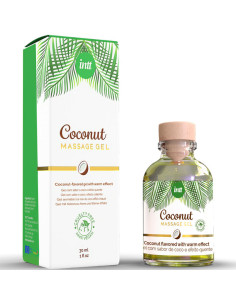 INTT - VEGAN MASSAGE GEL WITH COCONUT FLAVOR AND HEATING EFFECT 2