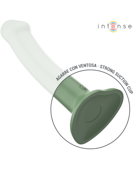 INTENSE - BECCA VIBRATORIUS ANT SIURTUKO, 10 VIBRAVIMŲ, ŽALIAS, NUOTOLINIO VALDYMO VALDYMAS