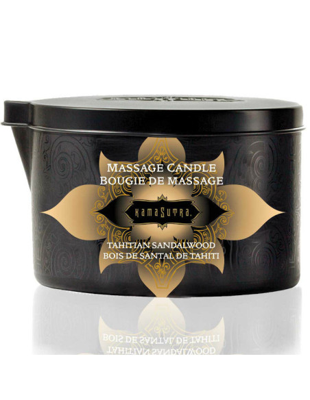 KAMASUTRA - VANILLA AND SANDALWOOD MASSAGE CANDLE 170 GR