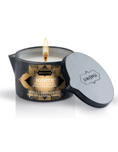 KAMASUTRA - VANILLA AND SANDALWOOD MASSAGE CANDLE 170 GR