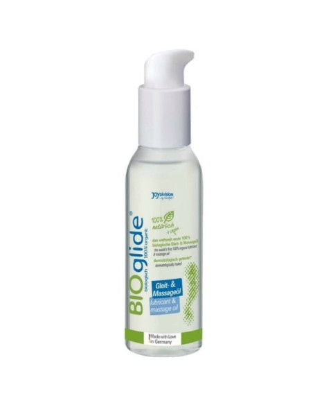 BIOGLIDE - ORGANINIS LUBRIKAS IR MASAŽINIS ALIEJUS 125 ML