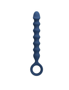 MR PLAY - BLUE SILICONE ANAL BEADS and ANAL PLUG -Ø- 3,4 CM - 28.5 CM 2