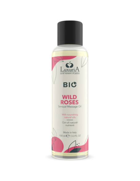 INTIMATELINE LUXURIA - BIO LAUKINIŲ ROŽIŲ MASAŽINIS ALIEJUS 100 ML