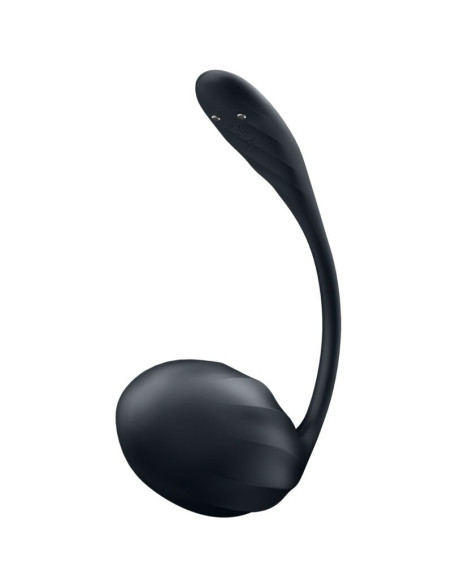 SATISFYER - RIBBED PETAL G POINT STIMULATOR REMOTE CONTROL BLACK FREE APP