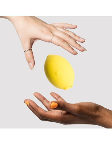 ROMP - LEMON CRUSH PLEASURE AIR CLITORAL STIMULATOR YELLOW