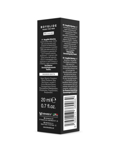 INTIMATELINE - BOYGLIDE ANAL RELAXING SPRAY 20 ML