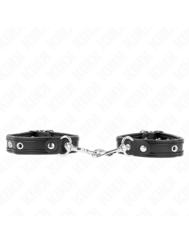 KINK - MINI BLACK WRISTBANDS WITH STUDS ADJUSTABLE 16-22 CM X 2 CM