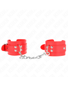 KINK - PAPRASTI RIEŠO ĮTVARAI, RAUDONI, REGULIUOJAMI 20–23 CM X 5,5 CM 2