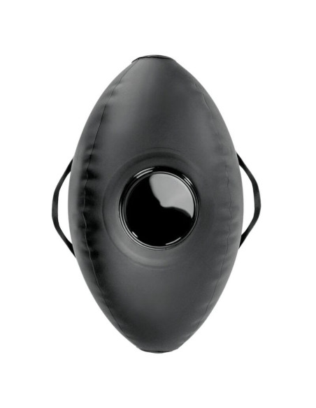 FETISH FANTASY SERIES - BODY DOCK INFLATABLE LOVE BALL WITH DILDO BLACK 41.9 CM