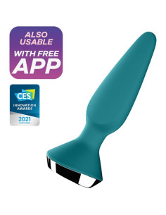 SATISFYER - PLUG ILICIOUS 1 PLUG VIBRATOR GREEN