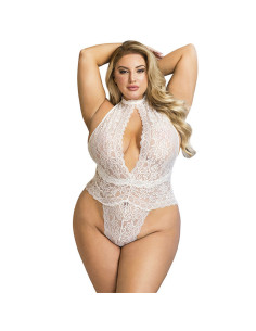 SUBBLIME - 953850 LACE BODYSUIT WHITE S-M 2