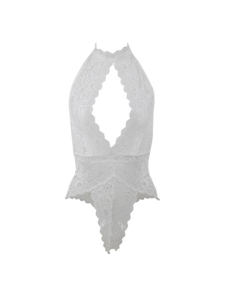 SUBBLIME - 953867 LACE BODYSUIT WHITE L-XL