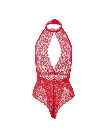 SUBBLIME - 953881 OPEN CUP BODYSUIT RED L-XL