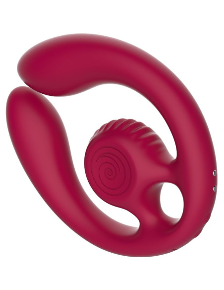 SNAIL VIBE - GIZI DUO COUPLES STIMULATOR REMOTE CONTROL BURGUNDY