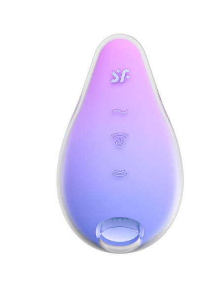 SATISFYER - UNDINĖS VIBRAVIMO STIMULIATORIUS IR VIBRATORIUS VIOLETINIS IR ROŽINIS
