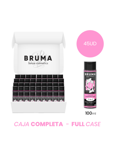MOQ 45 - BRUMA PREMIUM MASSAGE HOT OIL CHEWING GUM 3 IN 1 - 100 ML
