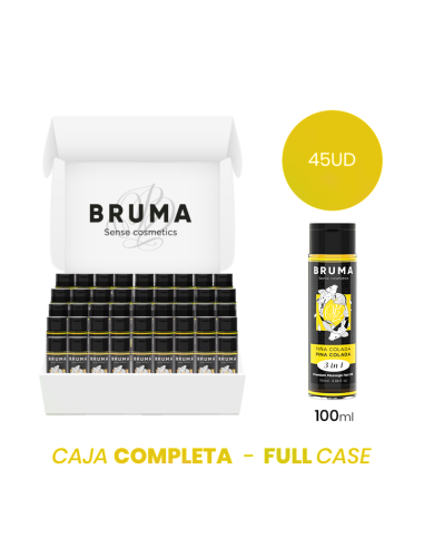 MOQ 45 - BRUMA PREMIUM MASSAGE HOT OIL PINA COLADA 3 IN 1 - 100 ML