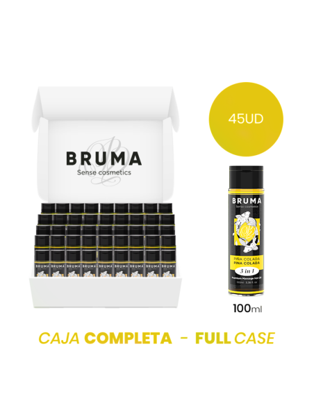 MOQ 45 - BRUMA PREMIUM MASSAGE HOT OIL PINA COLADA 3 IN 1 - 100 ML
