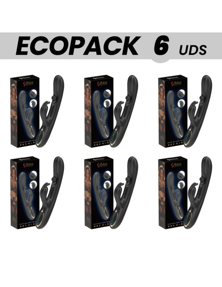 ECOPACKS 6 VIENETAI - IBIZA GALINGAS SU KLITORIAUS MASAŽUOKLIU RANKENĖLĖ SU MASAŽUOJANČIU RIEDANČIU PERLU