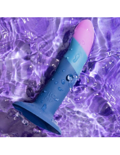 ROMP - PICCOLO SILICONE DILDO WITH TRICOLOR SUCTION CUP 14 CM 2
