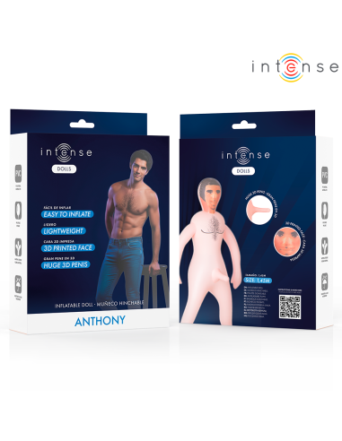 INTENSE LĖLĖS - ANTHONY PŪSTINĖ LĖLĖ SU 3D PENIU