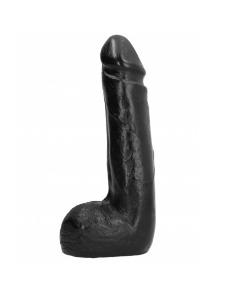 ALL BLACK - ŠVELNUS JUODAS REALISTINIS DILDO 20 CM