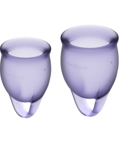 SATISFYER - FEEL CONFIDENT MENSTRUAL CUP PURPLE 15 20 ML