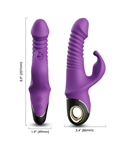 ARMONY - ZING DILDO VIBRATOR RABBIT PURPLE