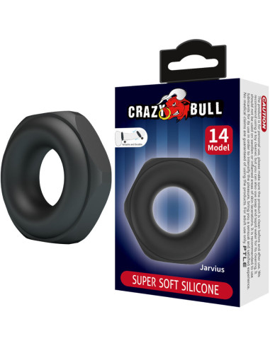 CRAZY BULL - JARVIUS SILIKONINIS ŽIEDAS, MODELIS 14
