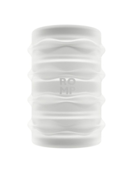 ROMP - MOSH TRANSPARENT MALE MASTURBATOR WITH 6 CM REVERSBLE SHEATH