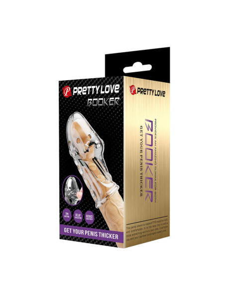 PRETTY LOVE - ROCKER PENIS SLEEVE GET YOUR PENIS THICKER TRANSPARENT