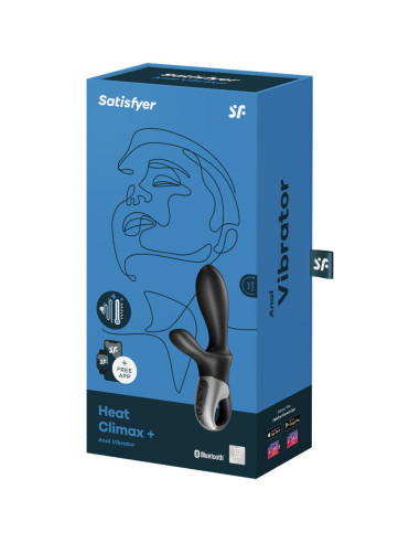 SATISFYER – HEAT CLIMAX ANALINIO VIBRAVIRAVIMO PROGRAMĖLĖ, JUODA