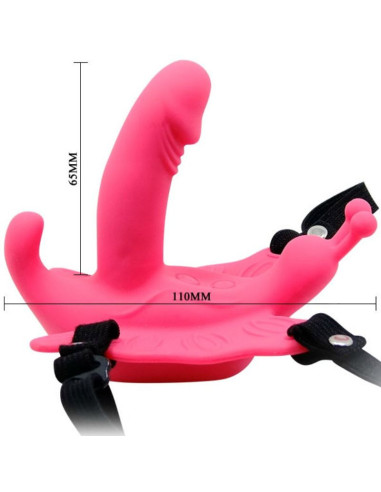 BAILE - ULTRA PASSIONATE REMOTE CONTROL BUTTERFLY HARNESS