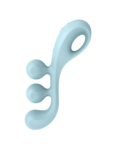 SATISFYER – TRI BALL 2 MULTI VIBRATORIUS ŽIEDAS, MĖLYNAS 2