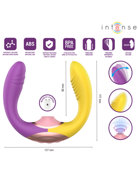 INTENSE - WILLOW 3-IN-1 SUCTION AND VIBRATION STIMULATOR