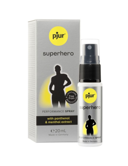 PJUR - SUPERHEROJŲ EFEKTYVUMĄ SKATINANTIS PURŠKALAS 20 ML