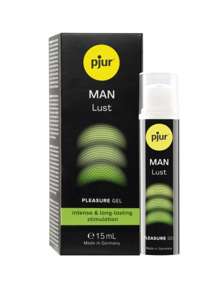 PJUR - MAN LUST PLEASURE GEL INTENSE and LONG-LASTING STIMULATION 15 ML