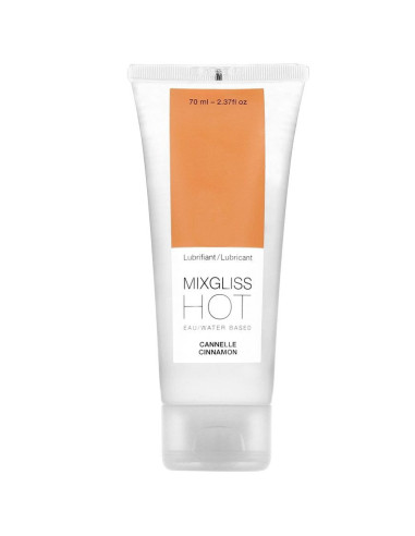 MIXGLISS - ŠILDANTIS LUBRIKANTAS SU CINAMONO SKONIU 70 ML