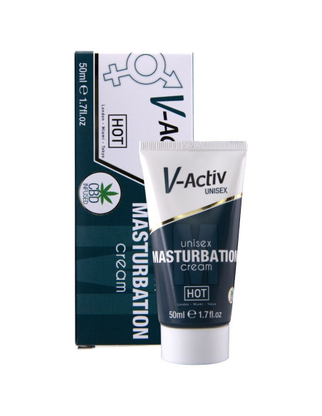 HOT - MASTURBACIJOS KREMAS SU CBD - UNISEX 100 ML