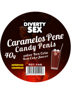 DIABLO PICANTE - 20 PENIS-SHAPED CANDIES WITH GIN TONIC FLAVOR