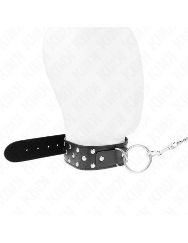 KINK - ŽIEDO PAKEPURĖ SU KNIEDĖMIS IR DIRŽU 65 CM JUODAS REGULIUOJAMAS 36-50 CM X 3,8 CM