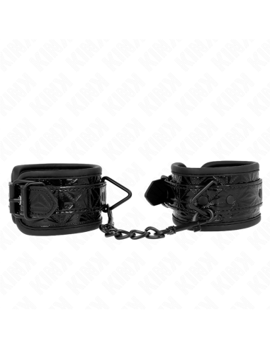 KINK - RIŠO ĮTVARAI SU DEIMANTINIU RAŠTU, JUODOS, REGULIUOJAMOS, 17–26 CM X 5,5 CM