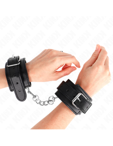 KINK - PLONI RIŠO ĮRAŠAI JUODOS, REGULIUOJAMI 21-33 CM