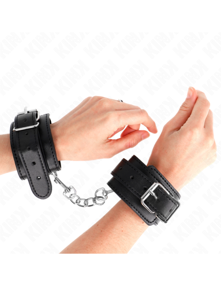 KINK - PLONI RIŠO ĮRAŠAI JUODOS, REGULIUOJAMI 21-33 CM