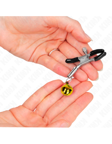 KINK - GOLD SINGLE BELL NIPPLE CLAMP 6 CM