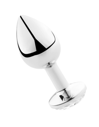 SECRETPLAY - PLUG ANAL TRANSPARENT ALUMINUM 7CM