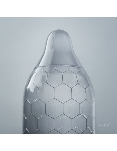 LELO - HEX prezervatyvų dėžutė, 12 vienetų