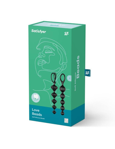 SATISFYER - LOVE BEADS BLACK