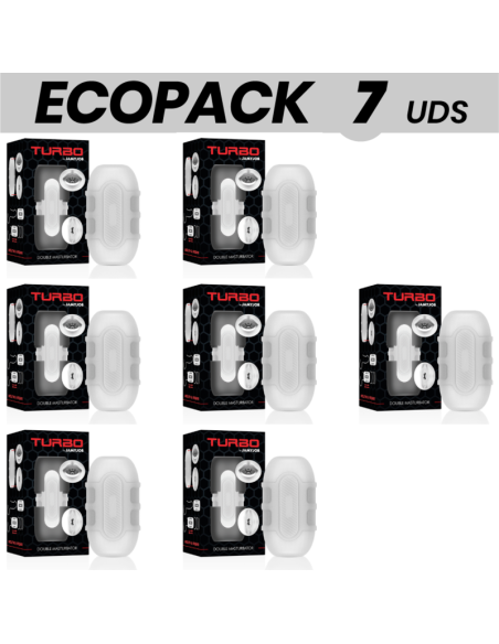 ECOPACK 7 UNITS - JAMYJOB TURBO DOUBLE MASTURBATOR